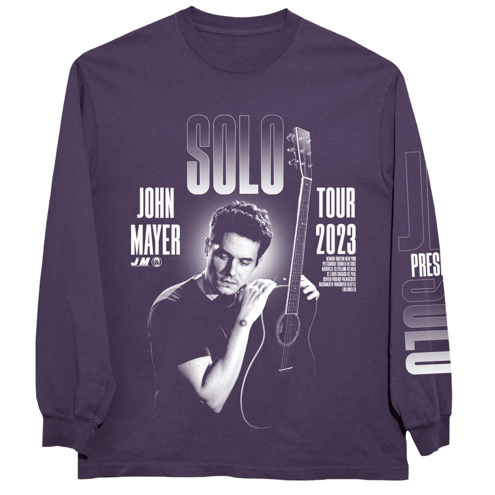 John Mayer Solo Tour Merch Long-Sleeve